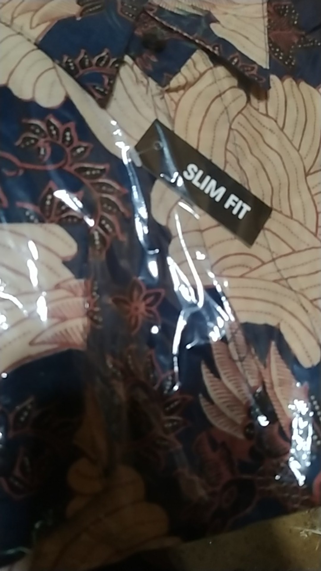 Kemeja Batik Pria Lengan Panjang Slim Fit Batik Pria Lengan Panjang Modern