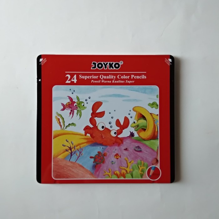 

WARNAPENSIL- PENSIL WARNA JOYKO CP-24TC (KALENG) -PENSIL WARNA