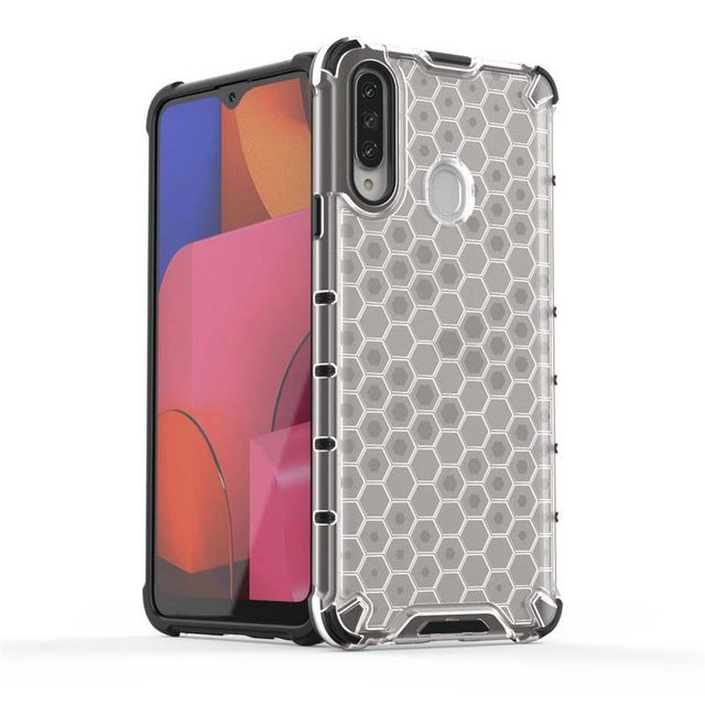 Samsung A20s Soft Case Rugged Armor Honeycomb