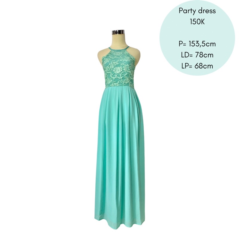 baju pesta braidsmaid dress second bekas preloved