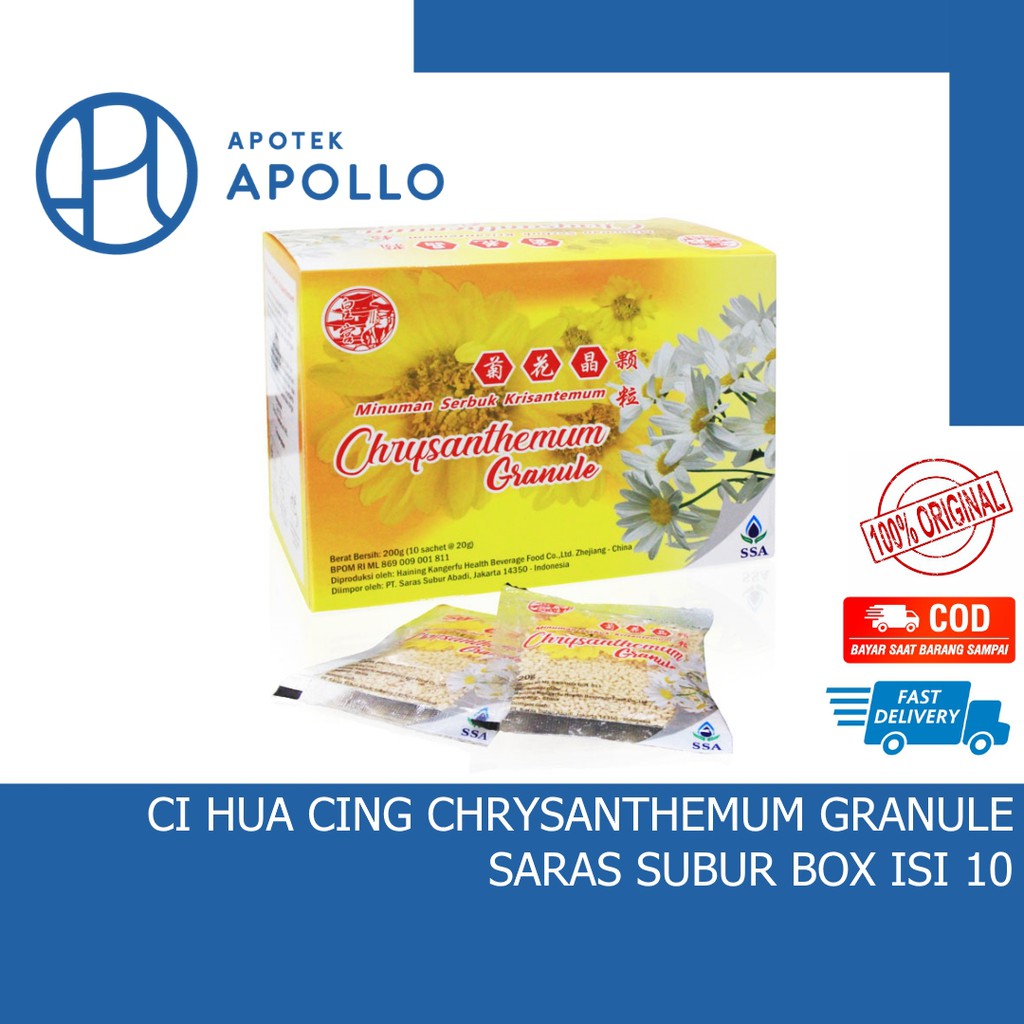 CI HUA CING CHRYSANTHEMUM GRANULE SARAS SUBUR ISI 10 PER BOX