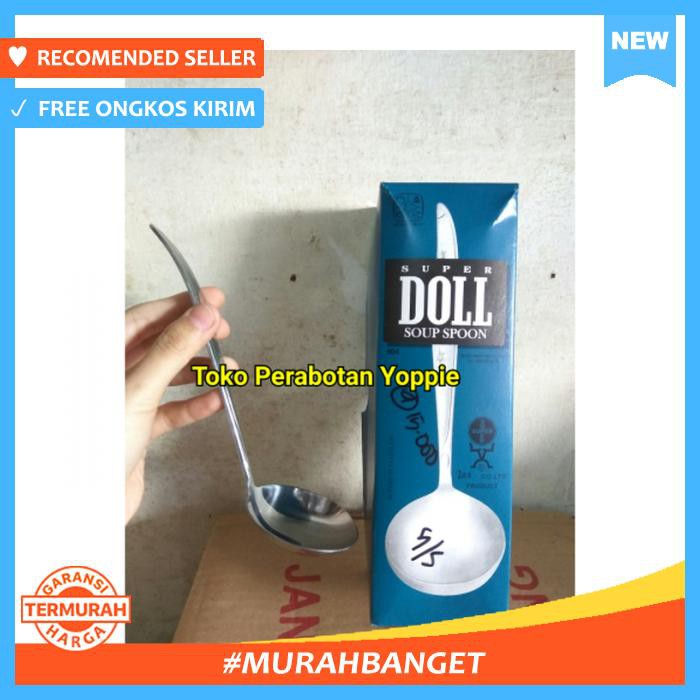 CENTONG NASI & SENDOK SAYUR - IRUS STAINLESS SUPER DOLL / CENTONG SAYUR STAINLESS / SENDOK SAYUR