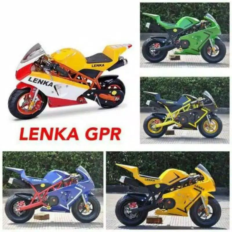 MOTOR MINI GPR LENKA 50CC MESIN 2TAK - MOTOR CROSS-MOTOR GPR-MOTOR MINI-GP