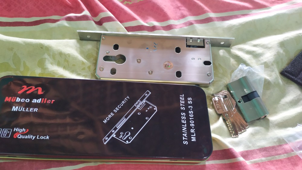 Body Pelor Merek Muller Kunci Pintu Kupu Tarung Pelor Handle Tarikan Gagang Pintu Rumah Stainless