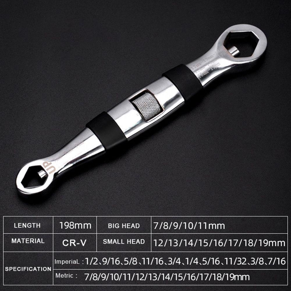 POPULAR Populer Ratchet Wrench Multifungsi Hand Tools Kunci Kamar Mandi Alat Manual Kunci Pipa Perbaikan Mobil Memperbaiki Tubing Wrenchs