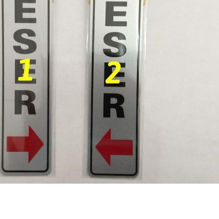 ❆ Sticker Pintu Tulisan " GESER" ☎