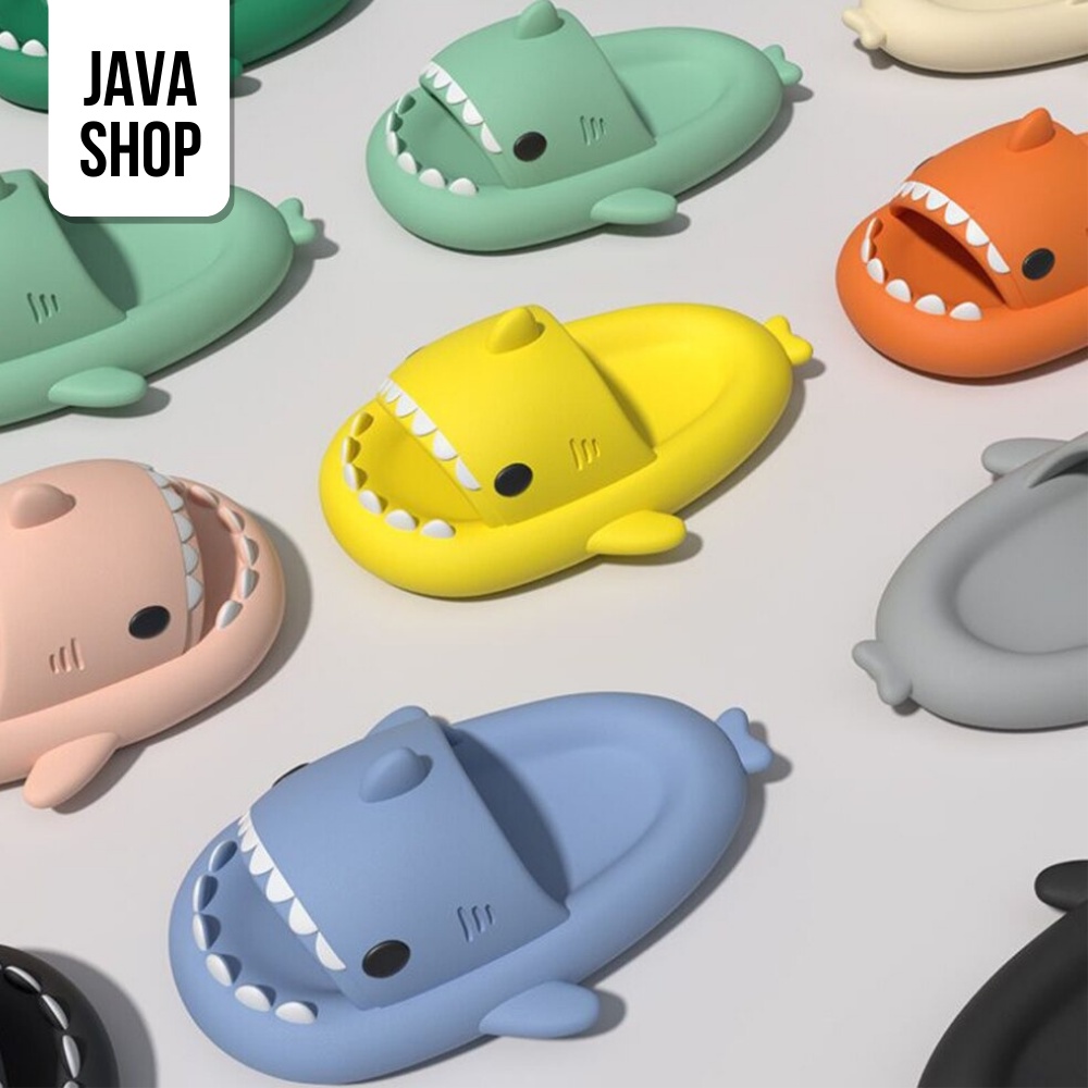 JAVASHOP Sendal Selop Anak Karakter Hiu Baby Shark Lucu