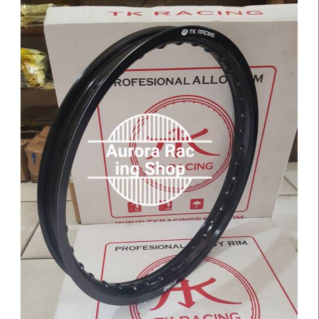 VELG TK BRIGHT 19 X 215 HOLE 36 WARNA HITAM