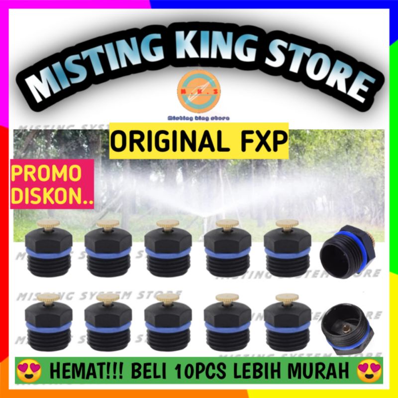 SPRINKLER TAMAN ADJUSTABLE DRAT LUAR 1/2 INCH ALAT SIRAM SPRINGKLER TAMAN KEBUN KRAN AIR POMPA ORIGINAL FXP NOZZLE SPRAY SPUYER KEBUN MISTING NOZLE