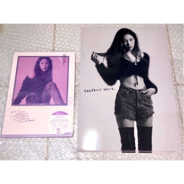[READY STOCK] TAEYEON ( SNSD ) - VOICE LIMITED ED JAPAN ALBUM Vers B