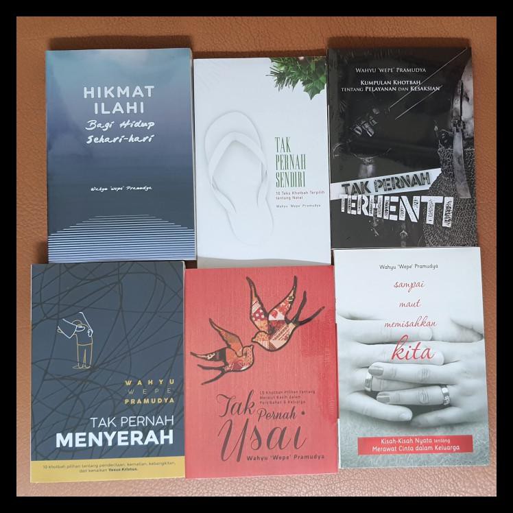 Buku Religi/Buku Spiritual Paket 6 Buku (Hemat 35 Ribu) Pdt Wahyu 'Wepe' Pramudya