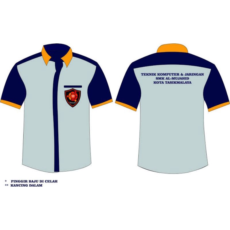 seragam teknik SMK seragam kerja seragam kantor seragam organisasi