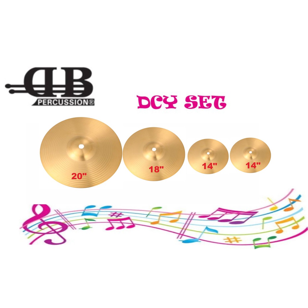 DB Percussion Cymbal Set DCY Set Cymbal 20"16"14"