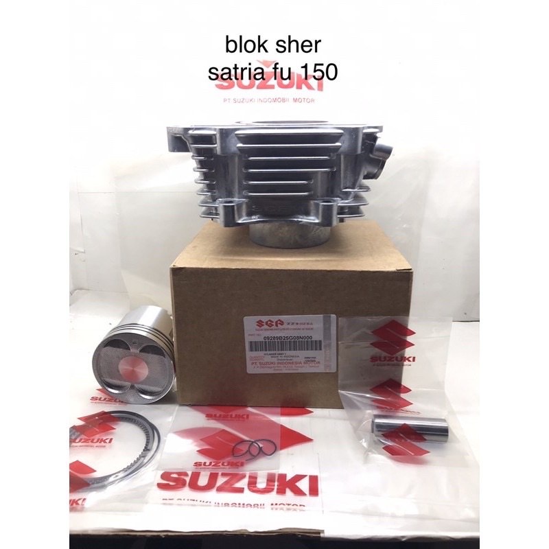 Blok Seher Satria FU 150 Karburator + Paking Topset