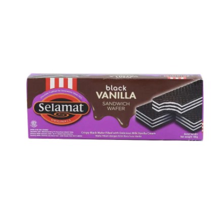 

Selamat Black Vanilla Wafer 145g