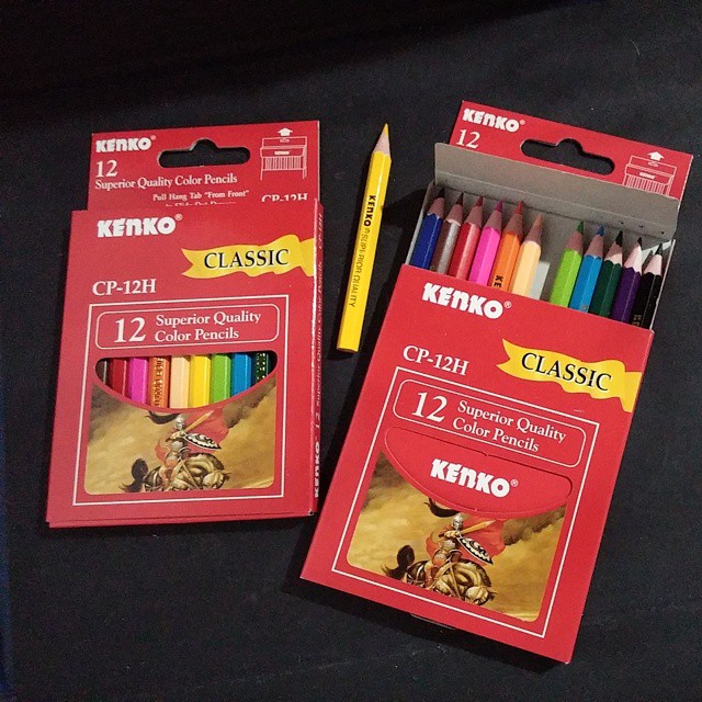 

WARNAPENSIL- PENSIL WARNA KENKO MINI 12 WARNA CP-12H -PENSIL WARNA