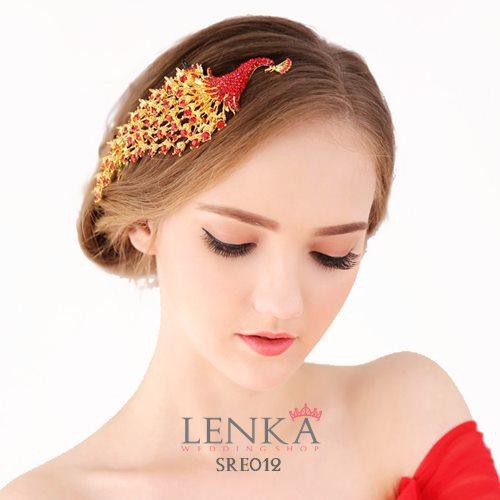 LENKA SIRKAM RAMBUT ASESORIS SANGGUL PREWEDDING MERAK GOLD SRE012