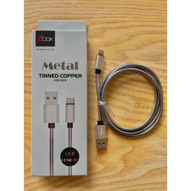 Kabel Data Zbox Iphone Metal Tinned Copper Zbox