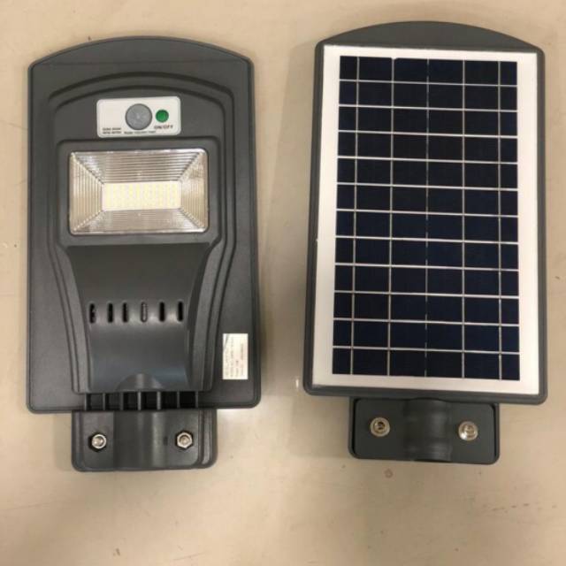 lampu jalan pju solar sell all in one solar panel 20w 20 watt 20 w tenaga surya SMD Murah