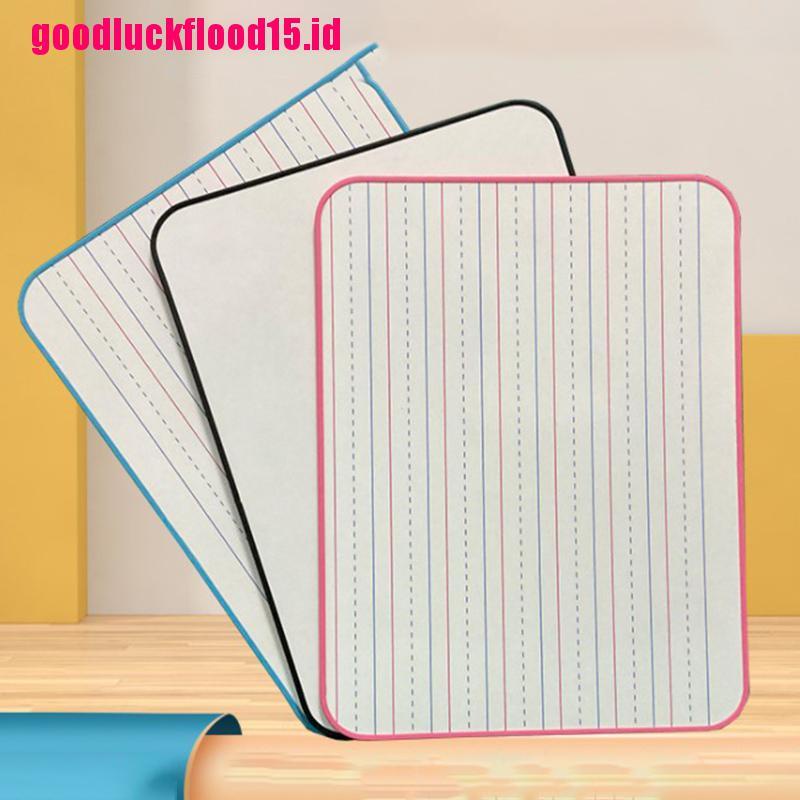 {LUCKID}1pc Magnetic Erasable Double Side Whiteboard Dry Erase Board Message Memo Write