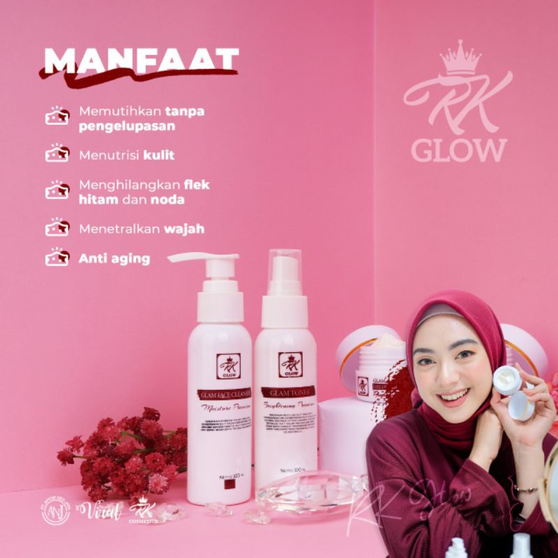 PAKET RK GLOW PREMIUM / CREAM RK GLOW / CREAM RK GLOW PREMIUM BPOM ORIGINAL 100%