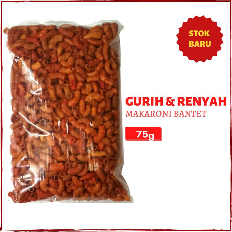 

Makaroni Bantat Makroni Bantet Kue Kering Snack Makanan Ringan Camilan Cemilan Kiloan Jadul Kemasan Pouch Berat 75 Gram