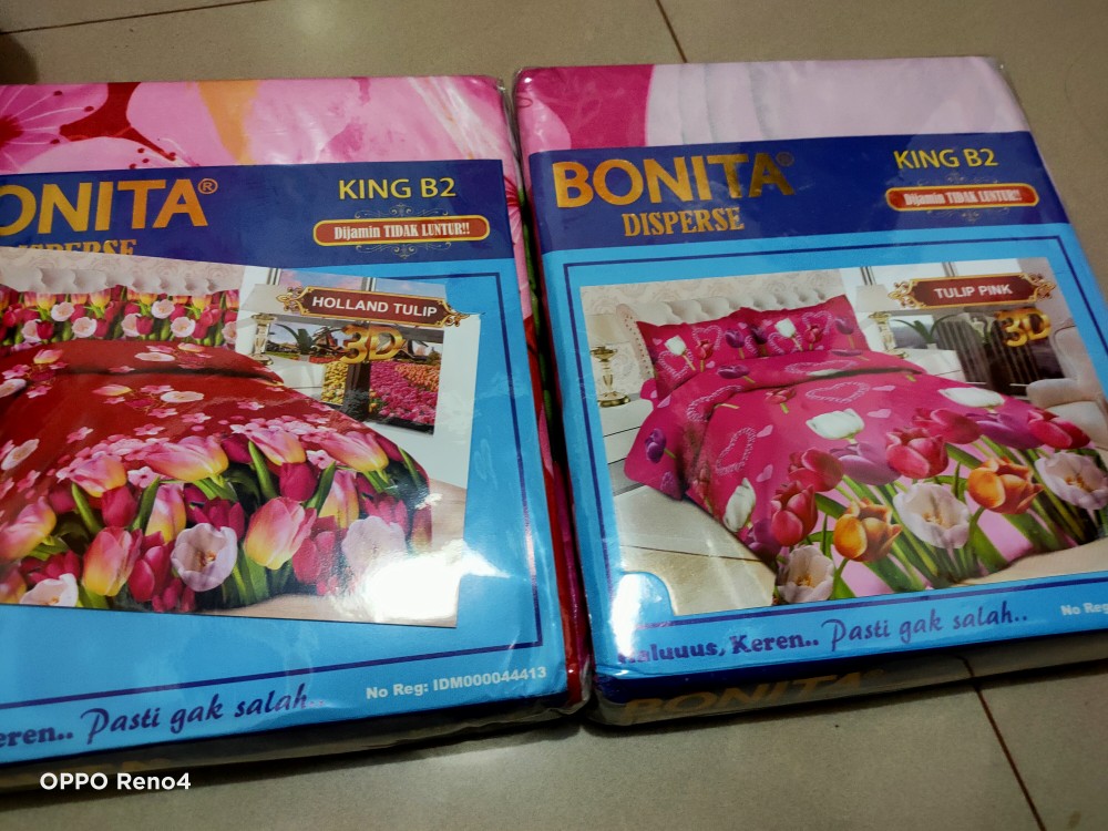 Sprei Bonita No 1 Uk 180x200 Holland Tulip