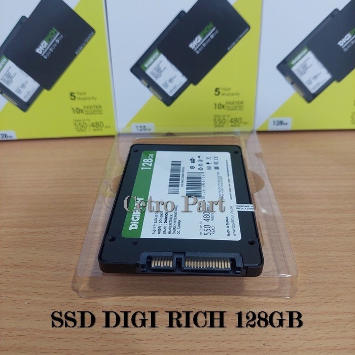 SSD DIGI RICH 128GB 2.5 Inch / 7mm SLIM 6.0Gb/s SATA 3 Internal SSD