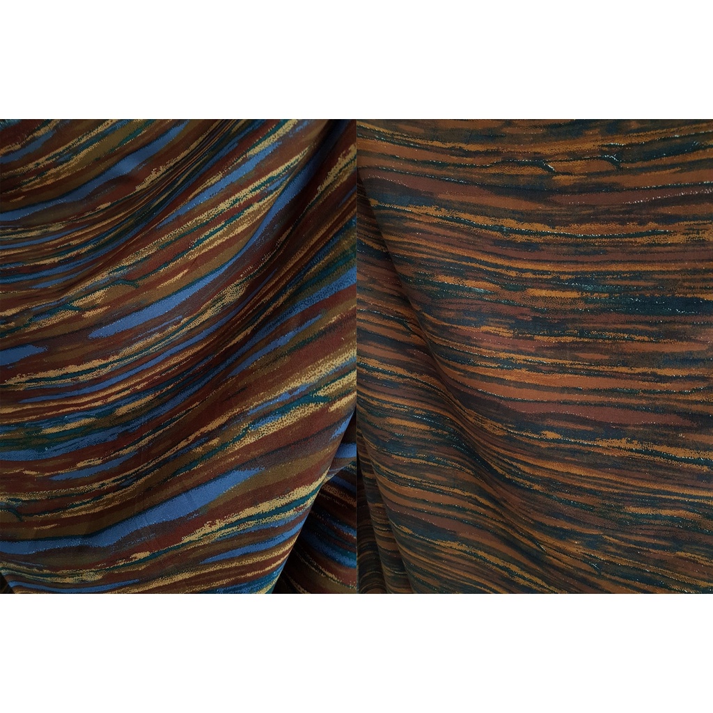 Kain Katun Rayon motif garis - garis LK 1.5m