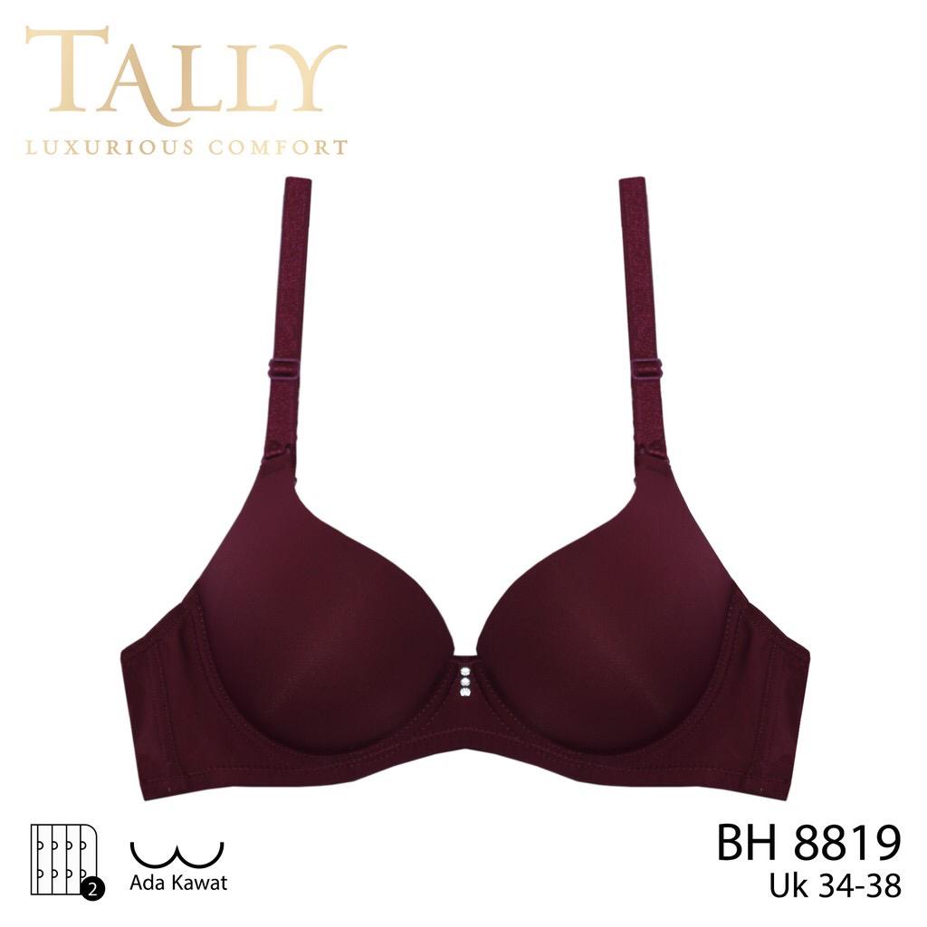 PALING MURAH ! BH BRA 8819 TALLY BUSA TEBAL POLOS MEREK TALLY - BH PENGANGKAT PAYUDARA - MEMBESARKAN PAYUDARA - BH PUSH UP TALLY - BH BUSA SEDANG - PAKAI KAWAT ADA KAWAT - KAIT 2 CUP B - SIZE 34 36 38