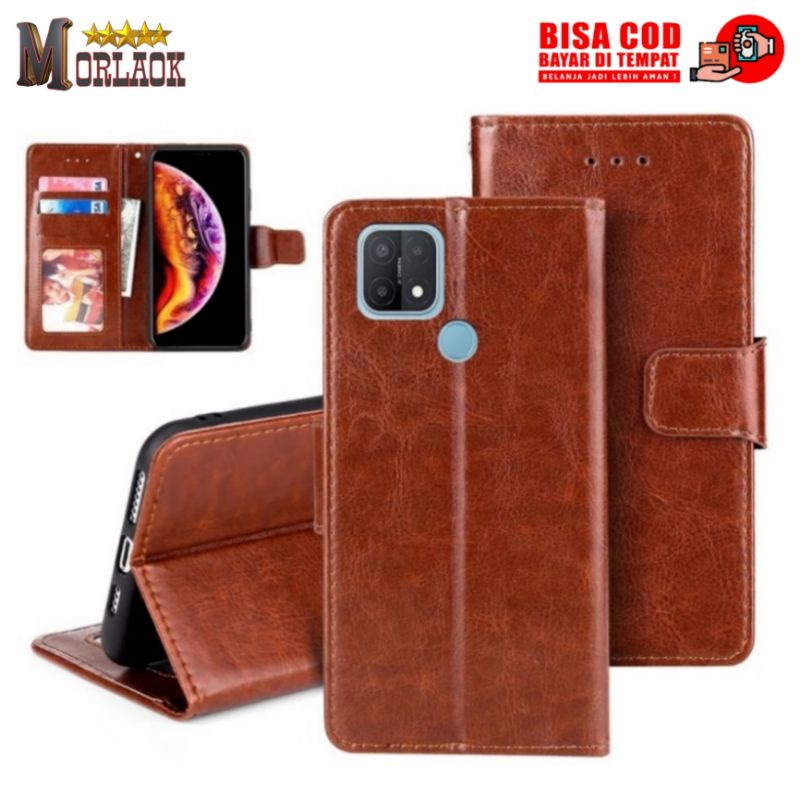 Case Oppo A15 Hardcase Dompet Hp
