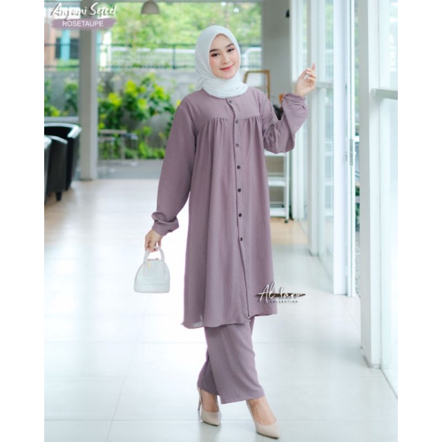SETELAN TUNIK JUMBO MOTIF TERHITS/SET WANITA TERBARU 2022