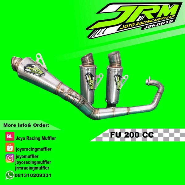 knalpot JRM joyo racing muffler- Satria FU 200 Cc