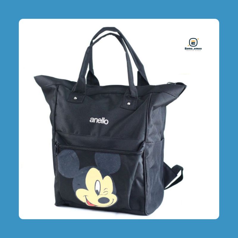 Ransel Mickeymouse Anello Backpack Bomber EMOEMO