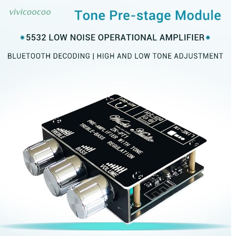 VIVI   Bluetooth-compatible 5.0 Amplifier Board 2 Channel Home Audio Stereo Module