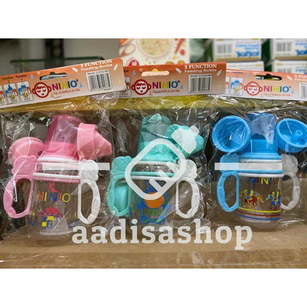 3-2103-MH Botol Susu Minum NINIO Cup Bayi 3 Fungsi 3 in 1 150 cc