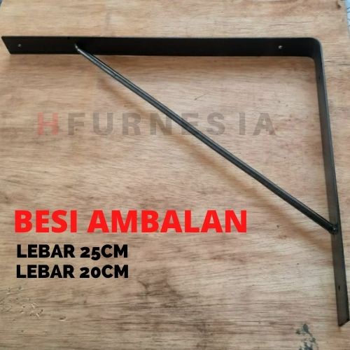 Premium besi siku braket siku penyangga ambalan Rak siku besi full plat Rak Siku besi ambalan siku b