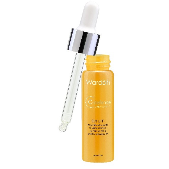 Wardah C-Defense Serum 17 ml - HiGrade Vitamin C yang Mencerahkan dan Antioksidan