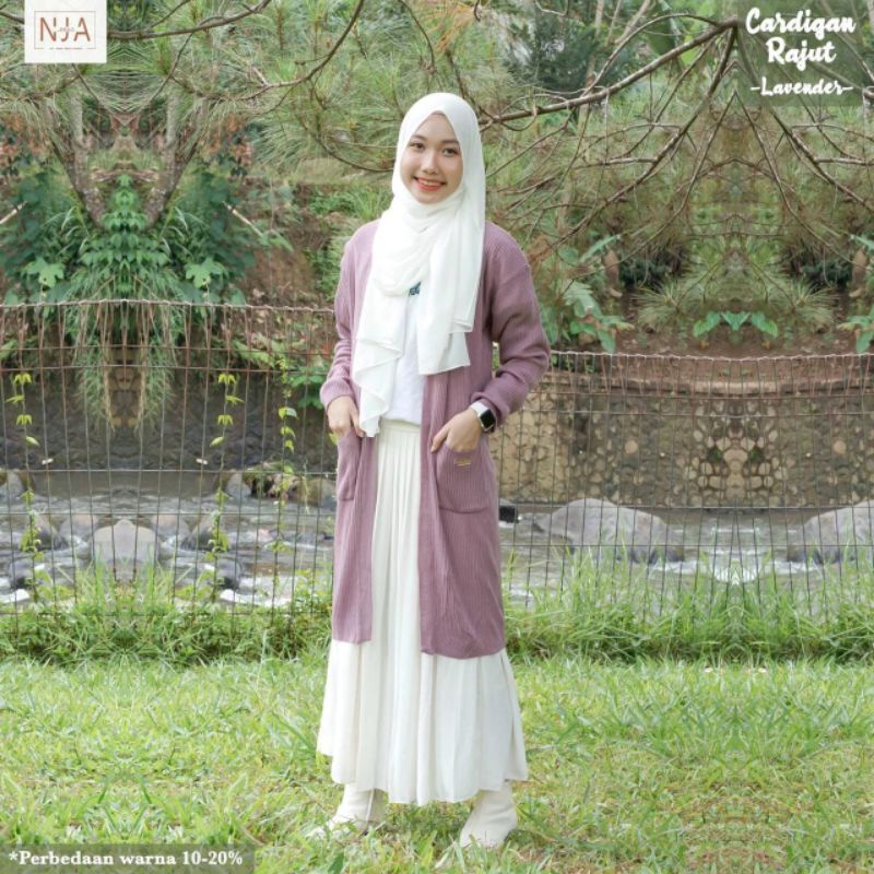 cardigan rajut by nja daily open pre order