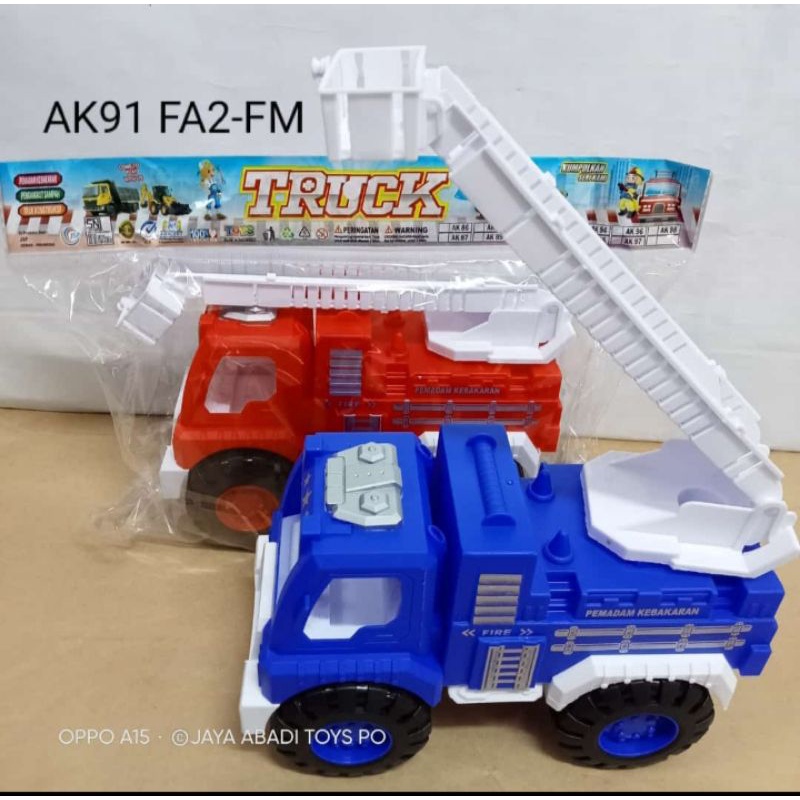 AK 91 - Mainan Mobil Truk Tangga Pamadam Kebakaran Truck tangga PMK AK91