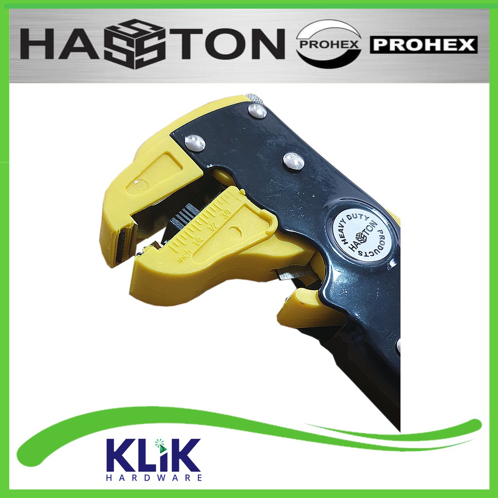 Hasston Prohex Tang Kupas Potong Kabel Otomatis Wire Stripper 2 Way Model F