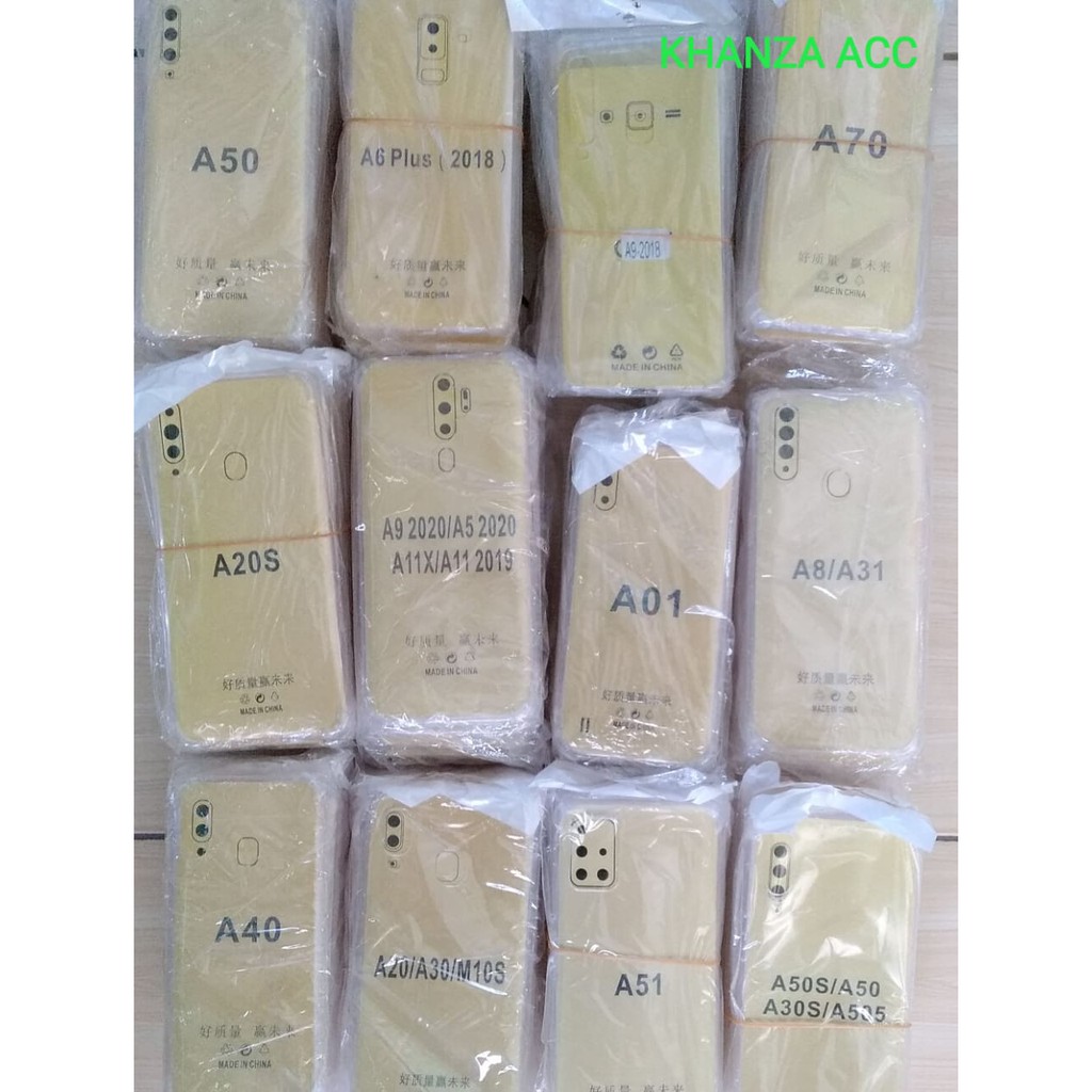 KHANZAACC Samsung  Seri A Anti Crack Jelly Case Pelindung Handphone HP