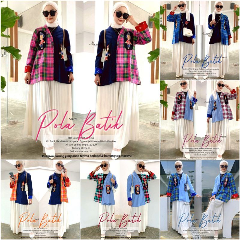 Blazer Batik Pattern Ori By Masayu | Blazer Pola Batik