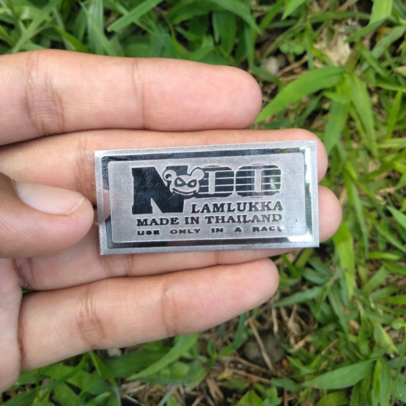 Emblem Knalpot Leheran Noo Lamlukaa Custom