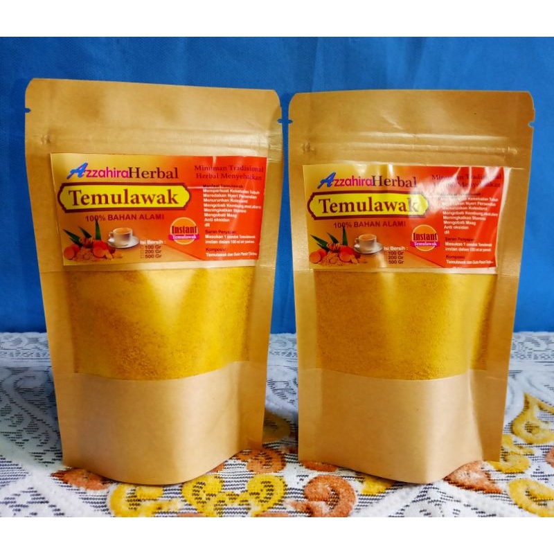 

Bubuk Temulawak Instan + Gula 100% Murni Murah/Instan Temulawak Murah/ Azzahira Herbal Temulawak Bubuk Instan Murah