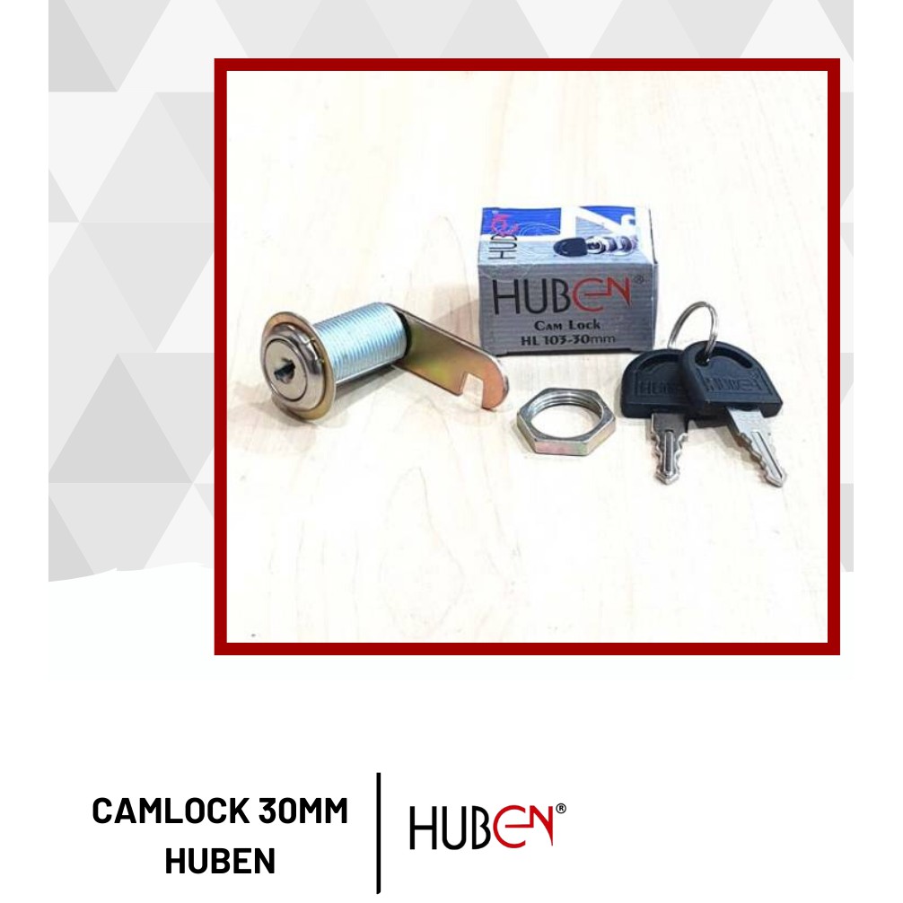 (Huben) Kunci Lemari Camlock Kunci Kabinet Kunci Loker HL 103 20mm 25mm 30mm 32mm