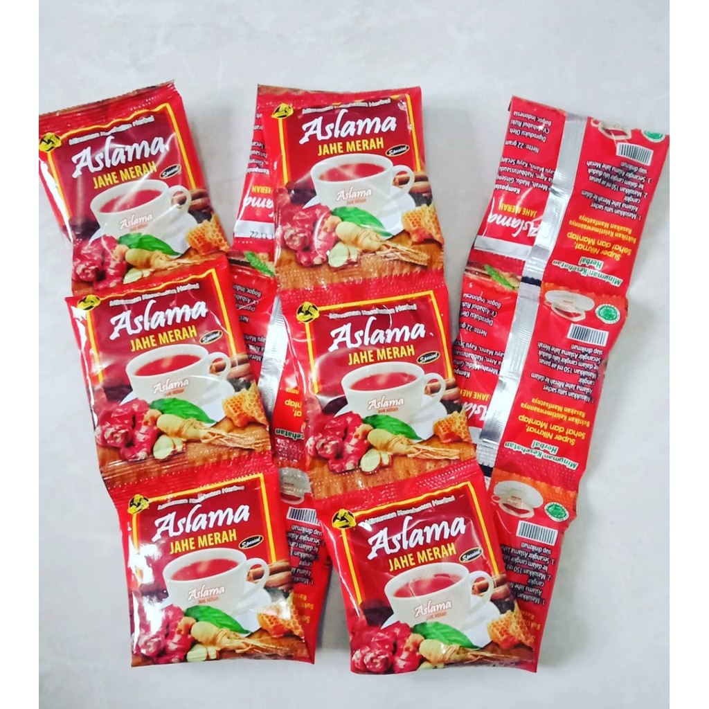 Aslama Jahe Merah Sachet