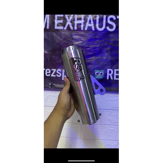 Knalpot Rez Speed Polos Laser Fullsystem AEROX NMAX VARIO LEXI PCX ADV MIO SOUL BEAT NEW GENIO FINO ALL MATIC-ProRC Short