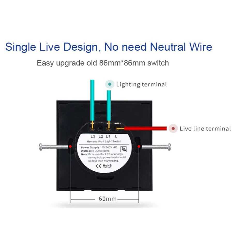 Saklar Lampu Dinding Futuristik Luxury minimalis modern system sentuh Touch LED Light / Szaoju Saklar Lampu Luxury Touch LED Light Panel / saklar dinding / saklar sentuh / saklar listrik / saklar lampu / Wall switch / switch dinding