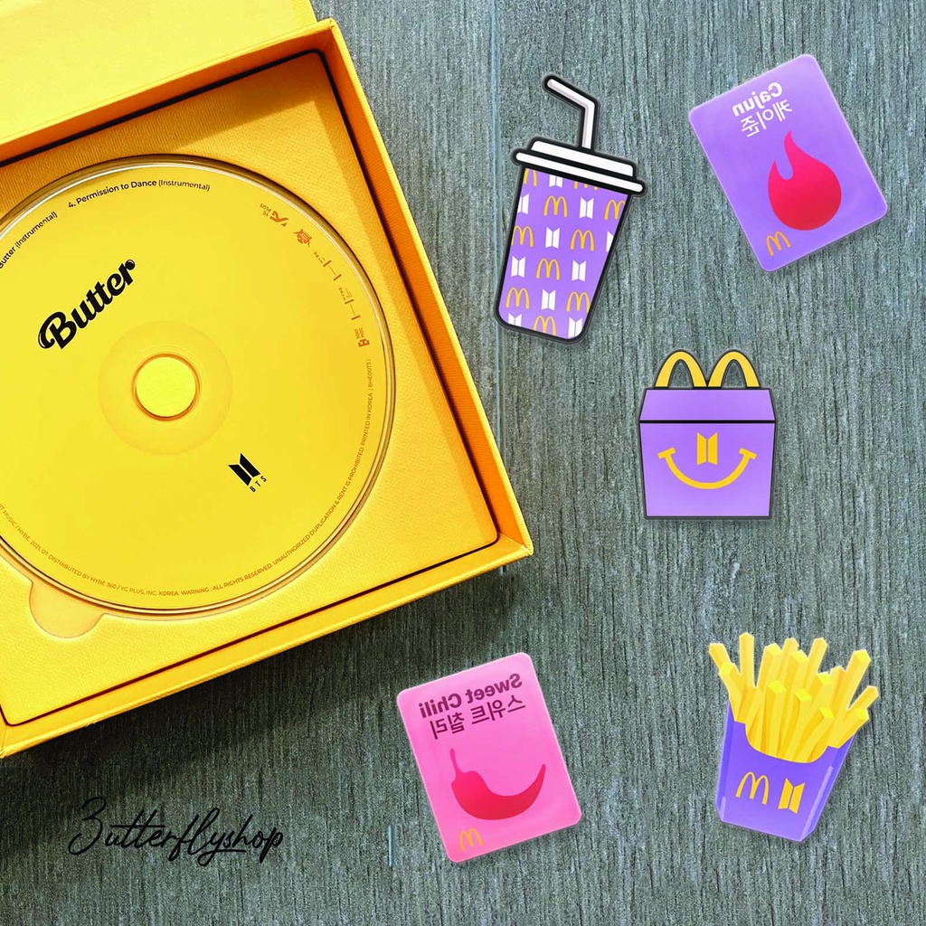 [POP SOCKET] GRIPTOK BT S Meal jimin jungkook taehyung rapmon jin suga jhope mcd mc donalds